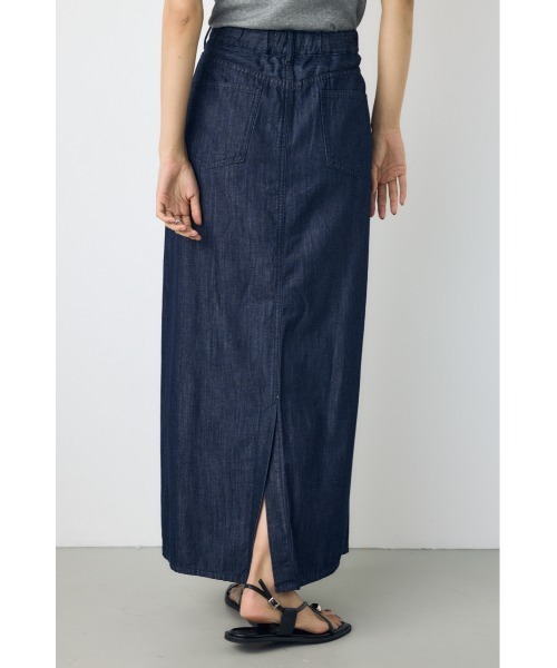 AZUL by moussy（アズールバイマウジー）の「【セットアップ対応】【身長/骨格別着用画像あり】ライトオンスデニムスカート（デニムスカート・レディース・ワンウォッシュ/ブルー・MEDIUM/SMALL）」の17枚目の写真