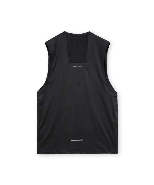 BROWNYARD BALANCE(ブラウンヤード・バランス)の「バランススリーブレス、ブラック(Tシャツ/カットソー・メンズ・その他・4/3)」の2枚目の写真