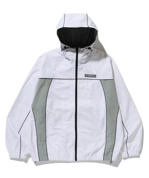 XLARGE(エクストララージ)の「CURVED NYLON JACKET(ブルゾン・メンズ・ホワイト/ブラック/オリーブ・S/L/M/XL)」の2枚目の写真