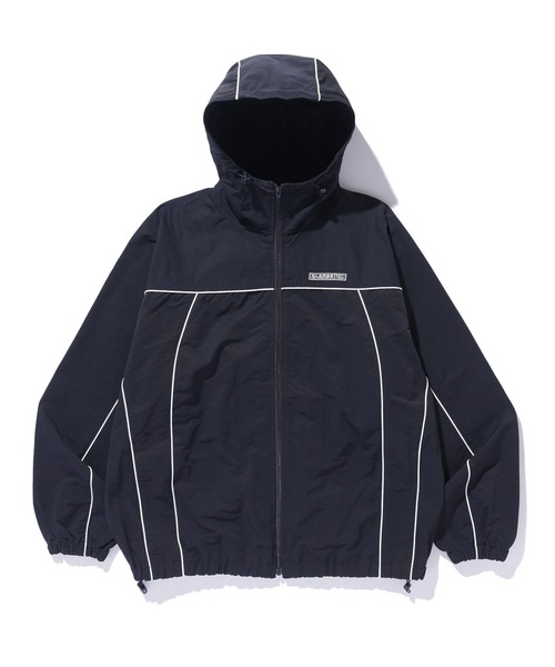 XLARGE(エクストララージ)の「CURVED NYLON JACKET(ブルゾン・メンズ・ホワイト/ブラック/オリーブ・S/L/M/XL)」の7枚目の写真