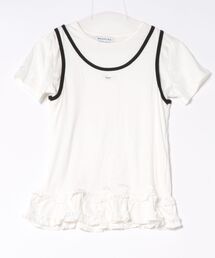 B.I.D. | 《Bz》レイヤードタンクトップTシャツ YOUARE TeeTankTop(MA/EK164)(Tシャツ/カットソー)