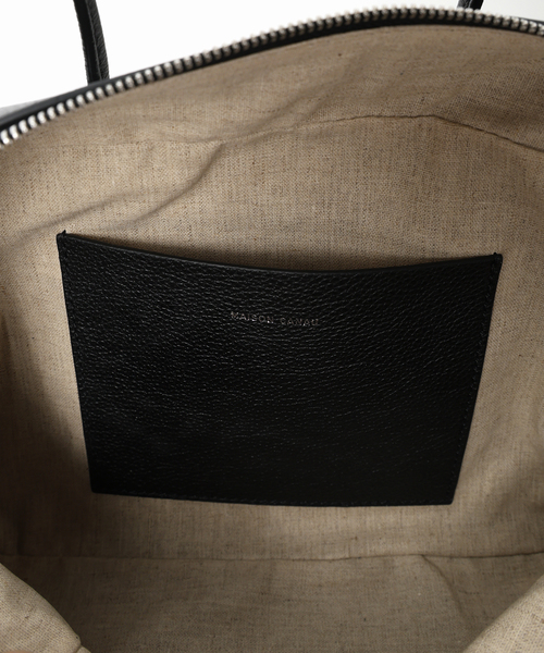 MAISON CANAU(メゾンカナウ)の「MAISON CANAU メゾン カナウ 別注ボックスボストン M 26FW1(ボストンバッグ・レディース・ブラック・FREE)」の13枚目の写真