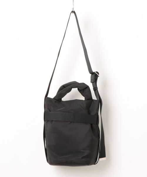 OUTDOOR PRODUCTS(アウトドアプロダクツ)の「【OUTDOOR PRODUCTS / アウトドアプロダクツ】2way Belt Tote Bag / ナイロン ベルト ミニトートバッグ(トートバッグ・メンズ・シルバー/ブラウン/ブラック/アイボリー・FREE)」の5枚目の写真
