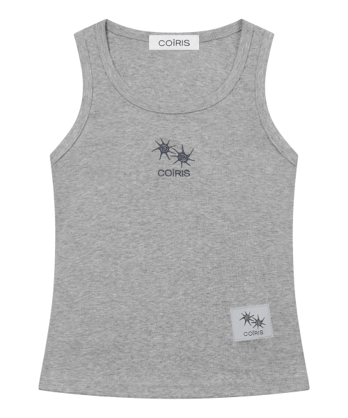 COIRIS(コイリス)の「レオンラウンドネックスリーブレスナシ(4カラー)(Tシャツ/カットソー・レディース・ホワイト/チャコールグレー/ブラック/カーキ・FREE)」の5枚目の写真
