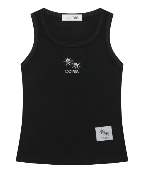 COIRIS(コイリス)の「レオンラウンドネックスリーブレスナシ(4カラー)(Tシャツ/カットソー・レディース・ホワイト/チャコールグレー/ブラック/カーキ・FREE)」の9枚目の写真