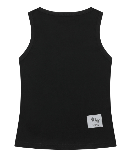 COIRIS(コイリス)の「レオンラウンドネックスリーブレスナシ(4カラー)(Tシャツ/カットソー・レディース・ホワイト/チャコールグレー/ブラック/カーキ・FREE)」の10枚目の写真