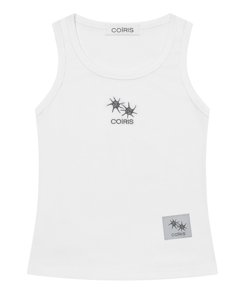 COIRIS(コイリス)の「レオンラウンドネックスリーブレスナシ(4カラー)(Tシャツ/カットソー・レディース・ホワイト/チャコールグレー/ブラック/カーキ・FREE)」の13枚目の写真