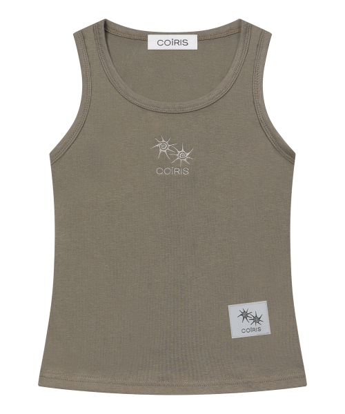 COIRIS(コイリス)の「レオンラウンドネックスリーブレスナシ(4カラー)(Tシャツ/カットソー・レディース・ホワイト/チャコールグレー/ブラック/カーキ・FREE)」の17枚目の写真