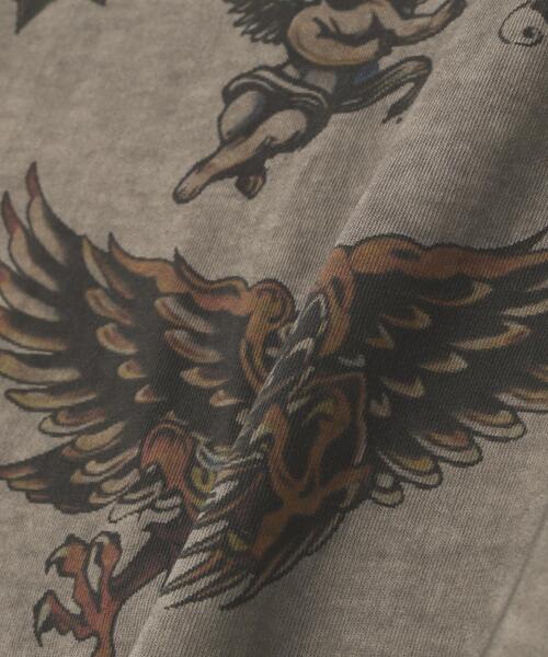 DANKE SCHON(ダンケシェーン)の「DankeSchon/ダンケシェーン/SPRAYBURN CALIFORNIA(Tシャツ/カットソー・レディース・ベージュ・L/M)」の6枚目の写真