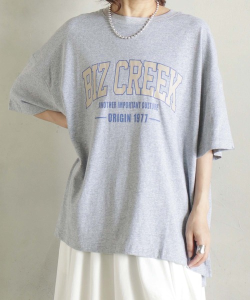 BITTOKO(ビットコ)の「BIZCREEKロゴTB(Tシャツ/カットソー・レディース・ピンク/ブラック/ホワイト/グレー・FREE)」の17枚目の写真