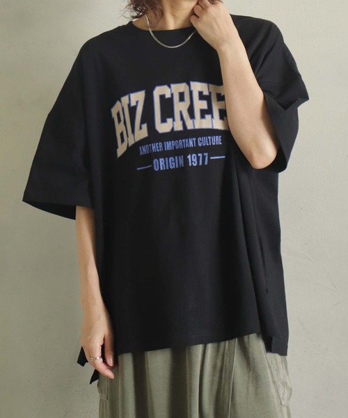 BITTOKO(ビットコ)の「BIZCREEKロゴTB(Tシャツ/カットソー・レディース・ピンク/ブラック/ホワイト/グレー・FREE)」の6枚目の写真