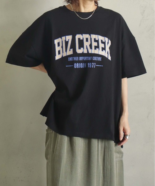 BITTOKO(ビットコ)の「BIZCREEKロゴTB(Tシャツ/カットソー・レディース・ピンク/ブラック/ホワイト/グレー・FREE)」の8枚目の写真
