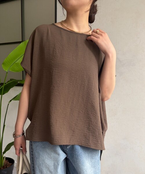 Jena espace merveilleux(ジェナ エスパスメルヴェイユ)の「フレンチタックブラウス(シャツ/ブラウス・レディース・レッド/ブラウン/ベージュ・FREE)」の17枚目の写真