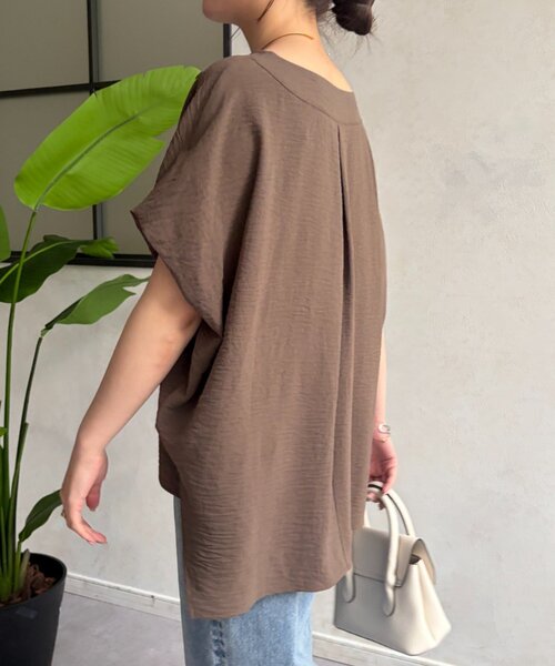 Jena espace merveilleux(ジェナ エスパスメルヴェイユ)の「フレンチタックブラウス(シャツ/ブラウス・レディース・レッド/ブラウン/ベージュ・FREE)」の18枚目の写真
