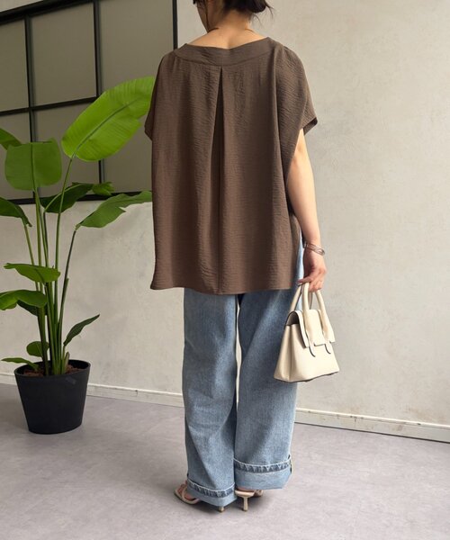 Jena espace merveilleux(ジェナ エスパスメルヴェイユ)の「フレンチタックブラウス(シャツ/ブラウス・レディース・レッド/ブラウン/ベージュ・FREE)」の22枚目の写真