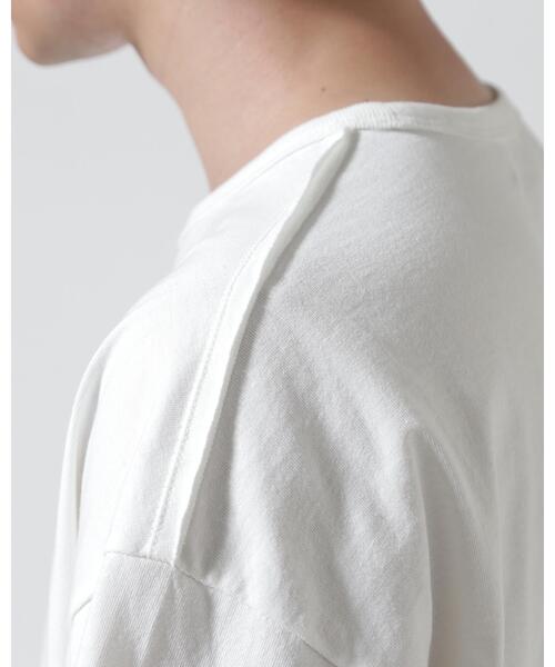 DISCOVERED(ディスカバード)の「DISCOVERED(ディスカバード)別注HEM CROCHET TEE(Tシャツ/カットソー・メンズ・ブラック/ホワイト・3/1)」の11枚目の写真