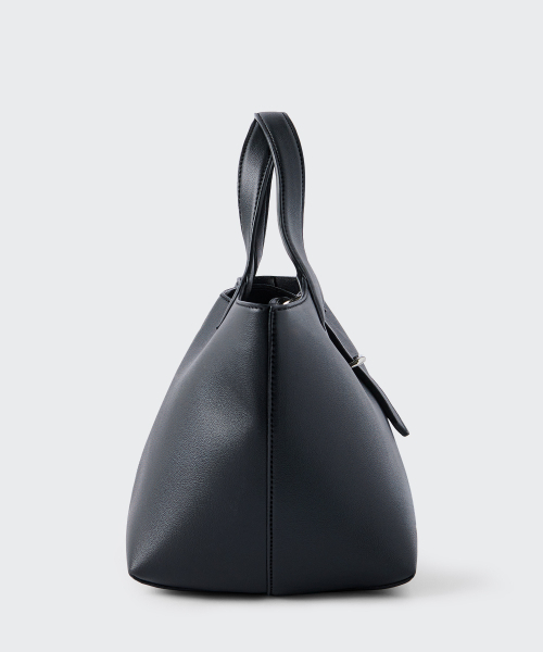 MUSINSA STANDARD WOMAN（ムシンサスタンダードウーマン）の「ウィメンズバスケットトートバッグ[ブラック]（トートバッグ・レディース・その他・F）」の3枚目の写真