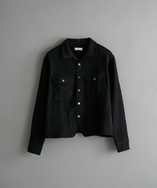 STEAF(スティーフ)の「BASE RADIANCE SHIRTS(シャツ/ブラウス・メンズ・ブラック/ブラウン・LARGE/MEDIUM)」の2枚目の写真
