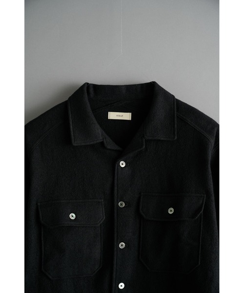 STEAF(スティーフ)の「BASE RADIANCE SHIRTS(シャツ/ブラウス・メンズ・ブラック/ブラウン・LARGE/MEDIUM)」の6枚目の写真