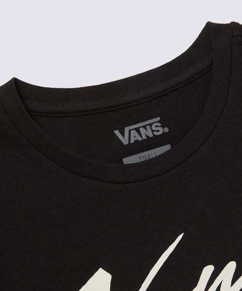 VANS(バンズ)の「ウィメンズ GO ANYWHERE クロップ Tシャツ / GO ANYWHERE CREW CROP II Black VN000GJ1BLK1(Tシャツ/カットソー・レディース・ブラック・SMALL/LARGE)」の3枚目の写真