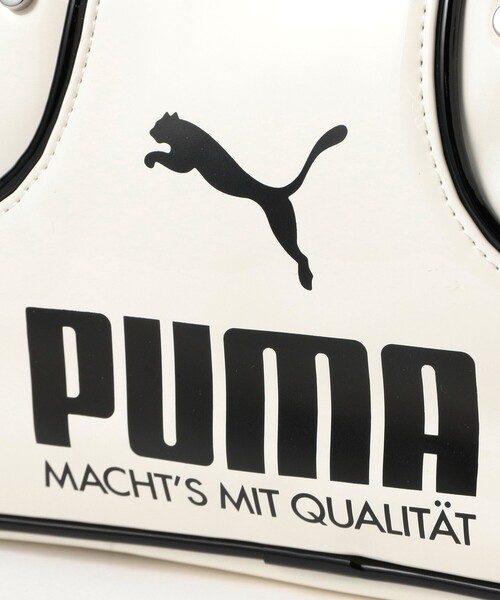 PUMA(プーマ)の「PUMA / 1976 フルート グリップ バッグ(トートバッグ・レディース・ホワイト・ONE SIZE)」の5枚目の写真