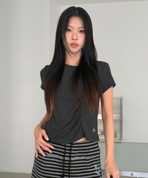 LMR(エルエムアール)の「ストライプレイヤードフレアスカートパンツ BLACK(その他パンツ・レディース・ブラック・SMALL/MEDIUM)」の3枚目の写真