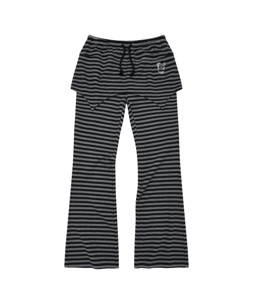 LMR(エルエムアール)の「ストライプレイヤードフレアスカートパンツ BLACK(その他パンツ・レディース・ブラック・SMALL/MEDIUM)」の12枚目の写真