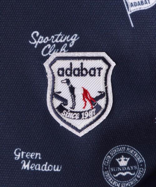 adabat(アダバット)の「【ADABAT NAVY】フィルサーモ モノグラム長袖ポロシャツ(ポロシャツ・レディース・ホワイト系1/ブルー系その他2・38/42/40)」の19枚目の写真
