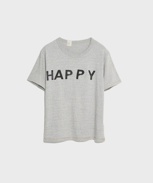 N.HOOLYWOOD(N.ハリウッド)の「【N.HOOLYWOOD/エヌハリウッド】別注あの頃のHAPPY T-SHIRT(Tシャツ/カットソー・メンズ・グレー・36/42/38/40)」の1枚目の写真