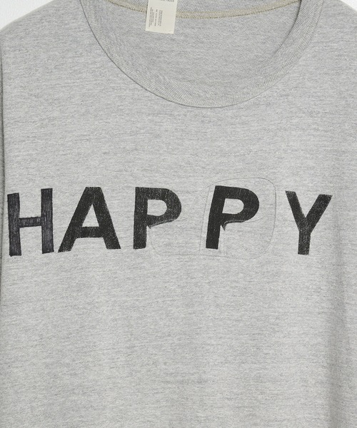 N.HOOLYWOOD(N.ハリウッド)の「【N.HOOLYWOOD/エヌハリウッド】別注あの頃のHAPPY T-SHIRT(Tシャツ/カットソー・メンズ・グレー・36/42/38/40)」の3枚目の写真