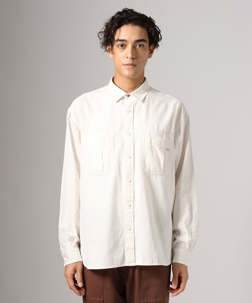 BAYFLOW(ベイフロー)の「GOOD FEELシャツ(シャツ/ブラウス・メンズ・オフホワイト/カーキ/ワイン・MEDIUM/LARGE)」の15枚目の写真