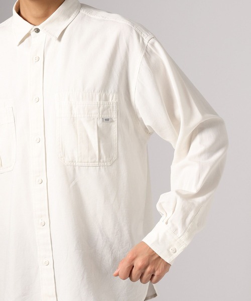 BAYFLOW(ベイフロー)の「GOOD FEELシャツ(シャツ/ブラウス・メンズ・オフホワイト/カーキ/ワイン・MEDIUM/LARGE)」の10枚目の写真