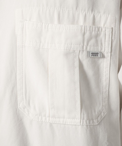 BAYFLOW(ベイフロー)の「GOOD FEELシャツ(シャツ/ブラウス・メンズ・オフホワイト/カーキ/ワイン・MEDIUM/LARGE)」の21枚目の写真