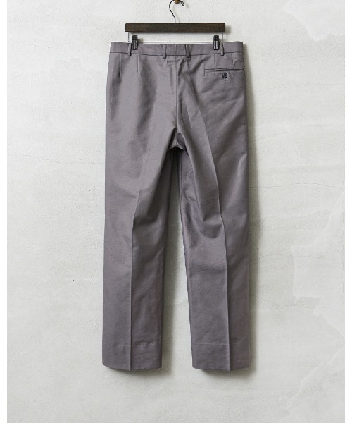 MILITARY(ミリタリー)の「実物 新品 デッドストック イタリア軍 コットン ユーティリティ パンツ(スラックス・メンズ・グレー・54/56)」の3枚目の写真