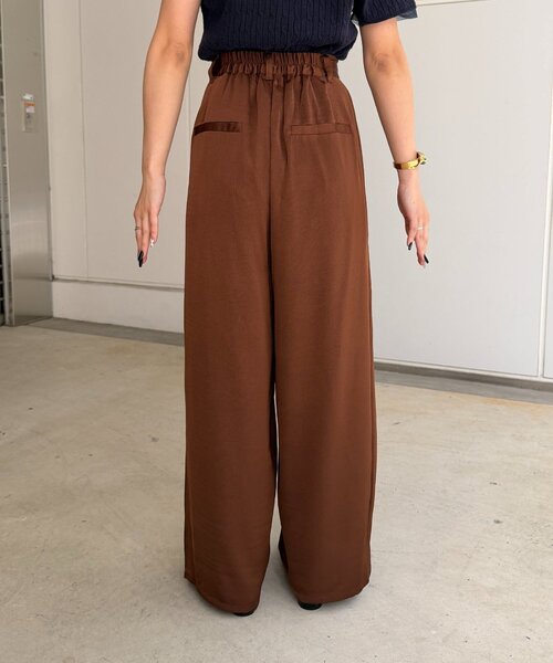 Thevon(ゼボン)の「サテンフロントタックパンツ(その他パンツ・レディース・ブラック/ブラウン・S/M)」の20枚目の写真