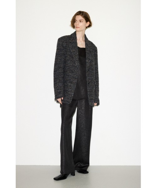 THROW by SLY(スローバイスライ)の「【AW PRE ORDER 第2弾】THROW TWEED BOXY TAILOR JK ツイードボクシーテイラージャケット 秋服 冬服(テーラードジャケット・レディース・グレー系その他2/ベージュ系その他・FREE)」の4枚目の写真