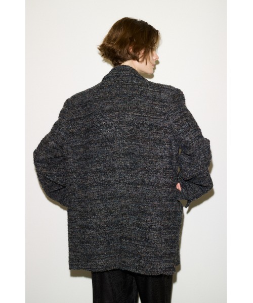 THROW by SLY(スローバイスライ)の「【AW PRE ORDER 第2弾】THROW TWEED BOXY TAILOR JK ツイードボクシーテイラージャケット 秋服 冬服(テーラードジャケット・レディース・グレー系その他2/ベージュ系その他・FREE)」の6枚目の写真