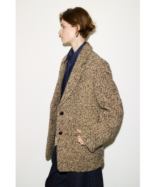 THROW by SLY(スローバイスライ)の「【AW PRE ORDER 第2弾】THROW TWEED BOXY TAILOR JK ツイードボクシーテイラージャケット 秋服 冬服(テーラードジャケット・レディース・グレー系その他2/ベージュ系その他・FREE)」の15枚目の写真