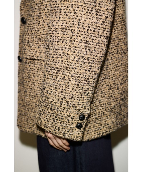 THROW by SLY(スローバイスライ)の「【AW PRE ORDER 第2弾】THROW TWEED BOXY TAILOR JK ツイードボクシーテイラージャケット 秋服 冬服(テーラードジャケット・レディース・グレー系その他2/ベージュ系その他・FREE)」の19枚目の写真