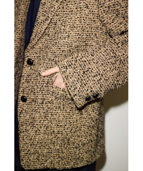 THROW by SLY(スローバイスライ)の「【AW PRE ORDER 第2弾】THROW TWEED BOXY TAILOR JK ツイードボクシーテイラージャケット 秋服 冬服(テーラードジャケット・レディース・グレー系その他2/ベージュ系その他・FREE)」の20枚目の写真