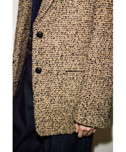 THROW by SLY(スローバイスライ)の「【AW PRE ORDER 第2弾】THROW TWEED BOXY TAILOR JK ツイードボクシーテイラージャケット 秋服 冬服(テーラードジャケット・レディース・グレー系その他2/ベージュ系その他・FREE)」の21枚目の写真