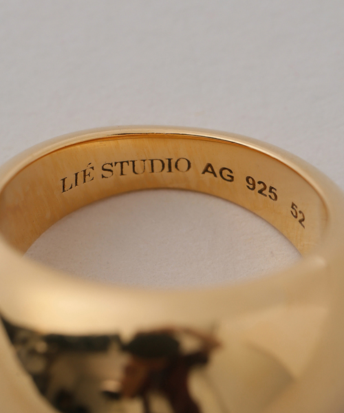 VERMEIL par iena（ヴェルメイユパーイエナ）の「LIE STUDIO リエ スタジオ The Leah Ring GOLD（リング・レディース・ゴールド・54cm/52）」の6枚目の写真