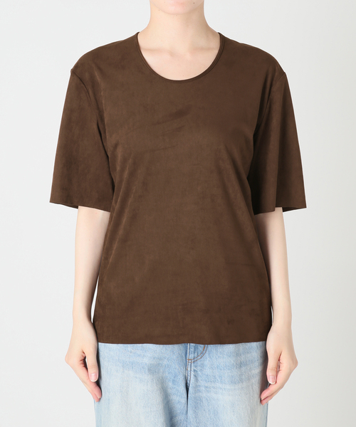 plage(プラージュ)の「R’IAM スウェードライクTEE(Tシャツ/カットソー・レディース・ブラウン/ベージュ・FREE)」の21枚目の写真