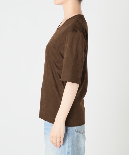plage(プラージュ)の「R’IAM スウェードライクTEE(Tシャツ/カットソー・レディース・ブラウン/ベージュ・FREE)」の22枚目の写真