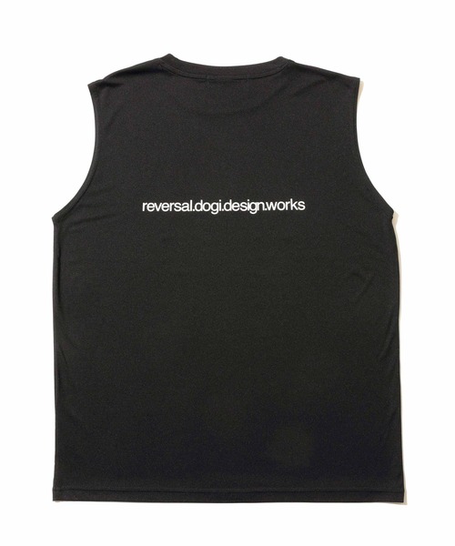 reversal.dogi.design.works(リバーサル・ドーギ・デザイン・ワークス)の「<reversal/リバーサル>ALL STAR LOGO BIG MARK DRY NO SLEEVE(タンクトップ・メンズ・ホワイト/ブラック・L/M/2XL/XL)」の11枚目の写真
