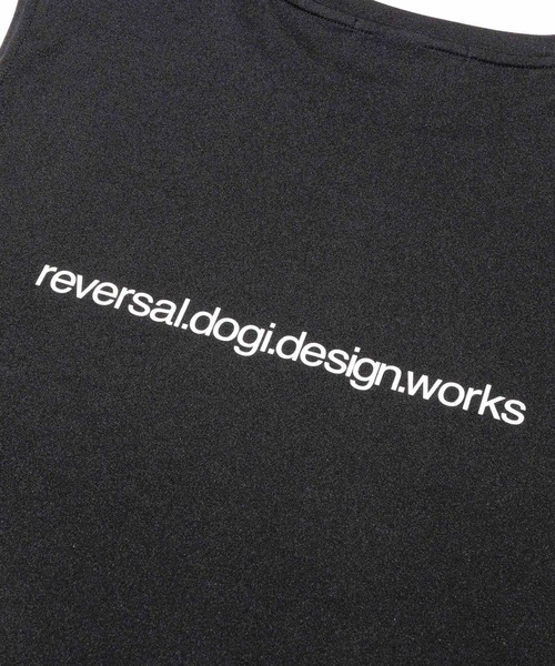 reversal.dogi.design.works(リバーサル・ドーギ・デザイン・ワークス)の「<reversal/リバーサル>ALL STAR LOGO BIG MARK DRY NO SLEEVE(タンクトップ・メンズ・ホワイト/ブラック・L/M/2XL/XL)」の13枚目の写真