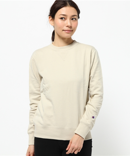 Champion(チャンピオン)の「【CHAMPION】無地スウェットプルオーバー(パーカー・レディース・ホワイト/グレー/ベージュ/ネイビー/オリーブ/ブラック・SMALL/MEDIUM/LARGE)」の5枚目の写真