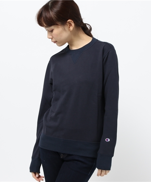 Champion(チャンピオン)の「【CHAMPION】無地スウェットプルオーバー(パーカー・レディース・ホワイト/グレー/ベージュ/ネイビー/オリーブ/ブラック・SMALL/MEDIUM/LARGE)」の1枚目の写真