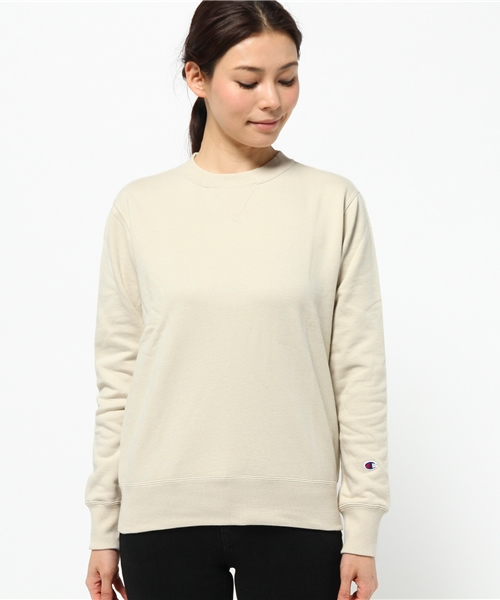 Champion(チャンピオン)の「【CHAMPION】無地スウェットプルオーバー(パーカー・レディース・ホワイト/グレー/ベージュ/ネイビー/オリーブ/ブラック・SMALL/MEDIUM/LARGE)」の7枚目の写真