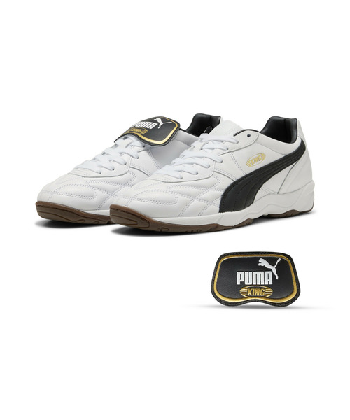 PUMA(プーマ)の「PUMA プーマ ユニセックス キング インドア スニーカー(スニーカー・メンズ・ホワイト×ブラック・23.0cm/22.5cm/23.5cm/28.0cm/27.5cm/27.0cm/29.0cm/25.0cm/24.5cm/24.0cm/26.5cm/26.0cm/25.5cm)」の4枚目の写真